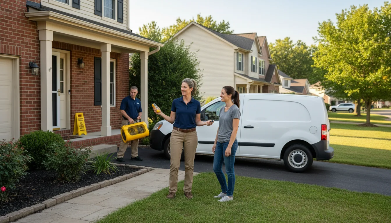 Water restoration image for Fire And Smoke Damage Restoration in Burlington, OK